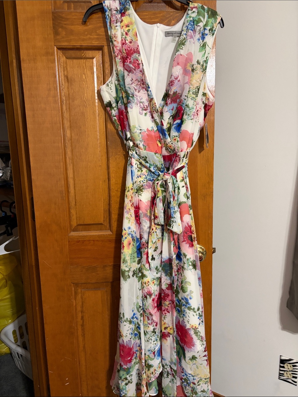Danny and Nicole sleeveless floral dress NWT 20W